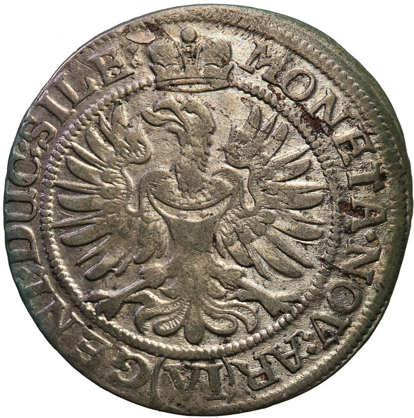Śląsk, ks. legnicko-brzesko-wołowskie - Luise von Anhalt (1673-1680). 6 krajcarów 1673, Brzeg